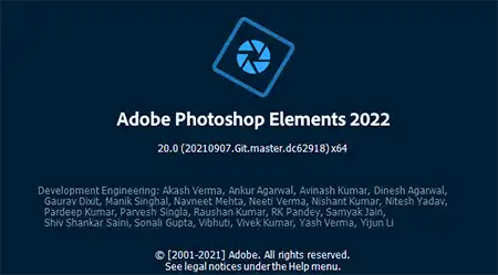 Adobe Photoshop Elements 2022