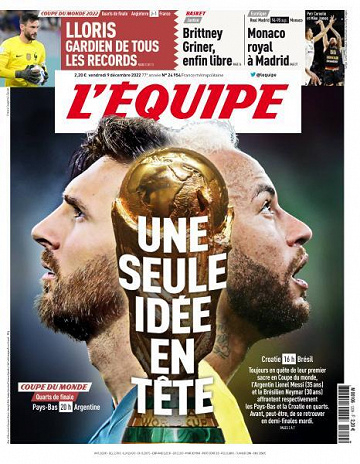 L'equipe - 09 Decembre 2022