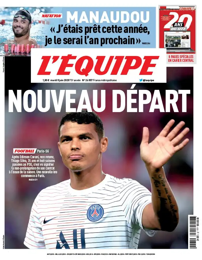 L'equipe du 09 Juin 2020