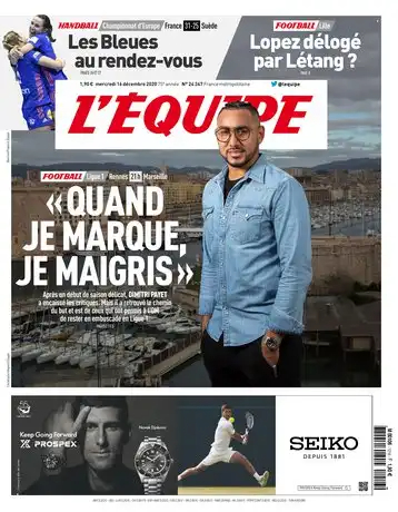 L'equipe du 16 Decembre 2020