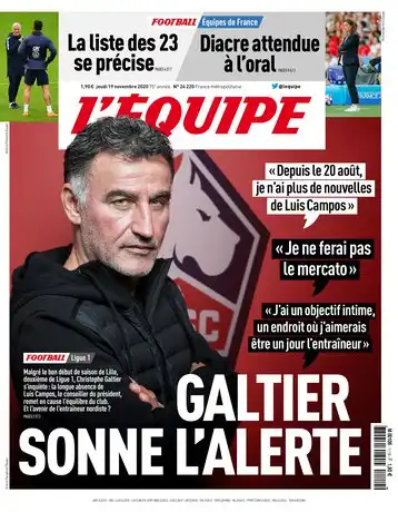 L'equipe du 19 Novembre 2020