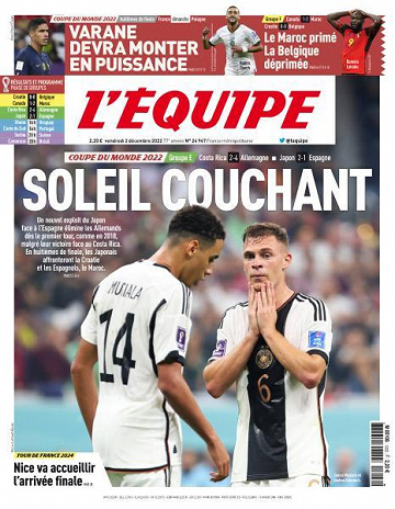 L'equipe du 2 Décembre 2022