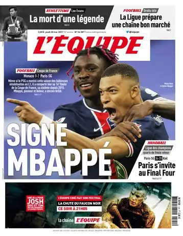 L'equipe du 20 Mai 2021