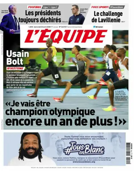 L'equipe du 22 Avril 2020