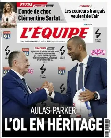 L'equipe du Dimanche 5 Lundi 2020