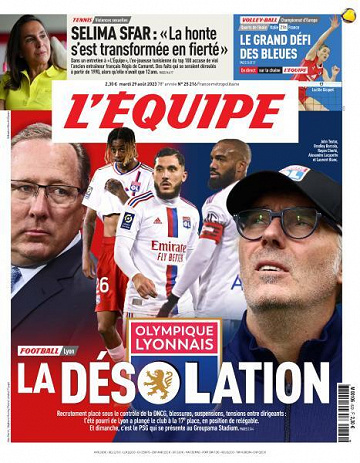 L'equipe du Mardi 29 Août 2023