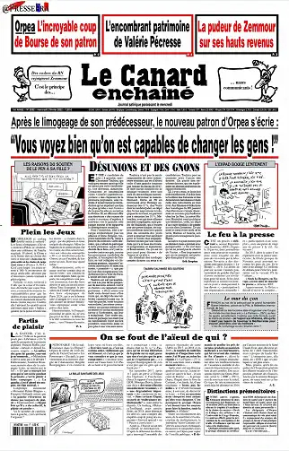 Le Canard Enchaîné - 09 Fevrier 2022