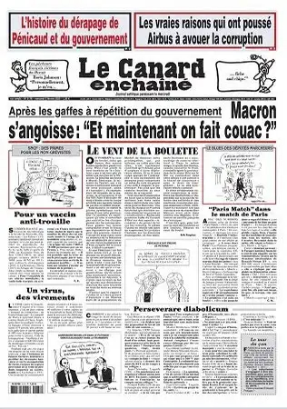 Le Canard Enchaîné N°5178 du Mercredi 05 février 2020