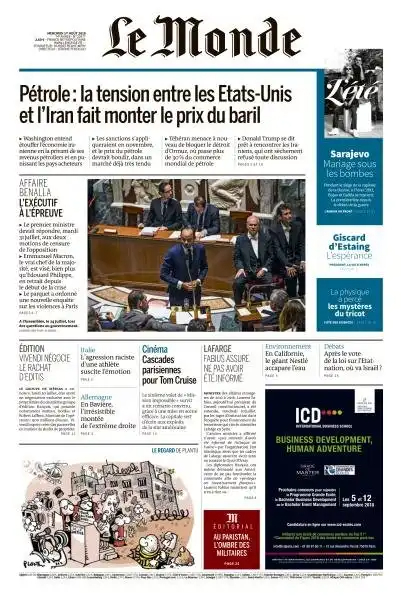 Le Monde du 03 Avril 2020