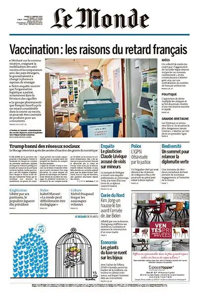 Le Monde du 28 Mai 2021