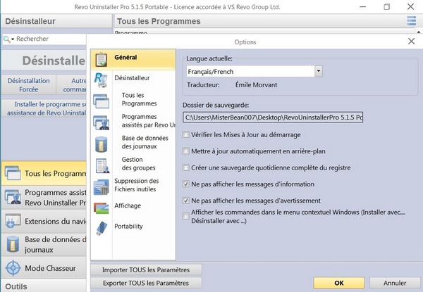 RevoUninstallerPro 5.1.5 Portable Win x64 Multi Préactivé