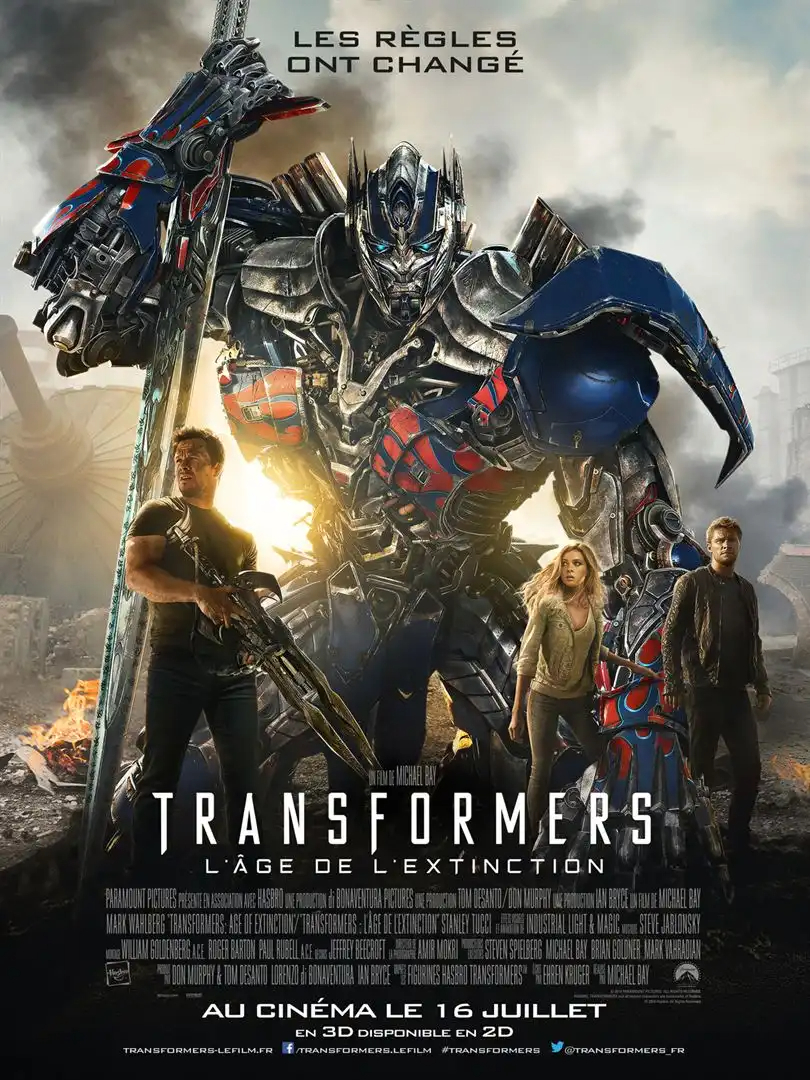 Transformers 4 : l'âge de l'extinction FRENCH BluRay 1080p 2014